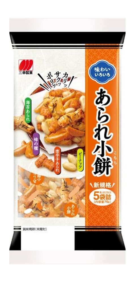 Amazon.co.jp: 三幸製菓 あられ小餅 76g×12袋 : 食品・飲料・お酒